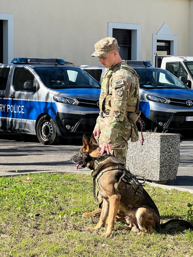 K9 military working dog teams prove their worth at USAG Italy