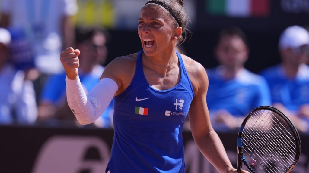 Titleholder Italy reaches Billie Jean King Cup finals but US ousted by Belgium Titleholder Italy reaches Billie Jean King Cup finals but US ousted by Belgium