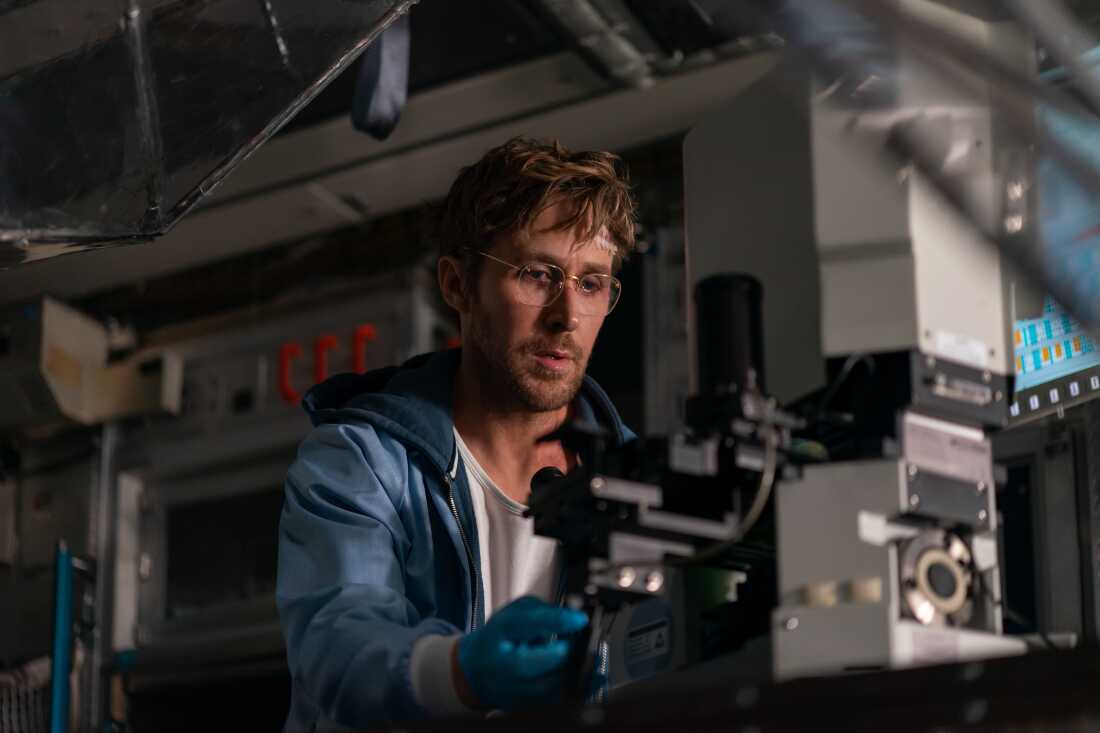 Ryan Gosling stars as Ryland Grace in PROJECT HAIL MARY, from Amazon MGM Studios. Photo credit: Jonathan Olley © 2026 Amazon Content Services LLC. All Rights Reserved.