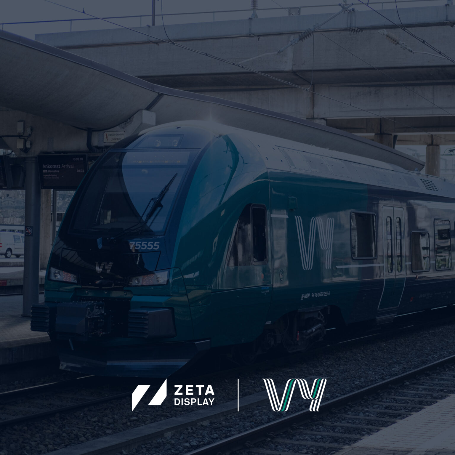 ZetaDisplay secures landmark onboard commerce media and DOOH contract with Vy, Norway’s national rail operator