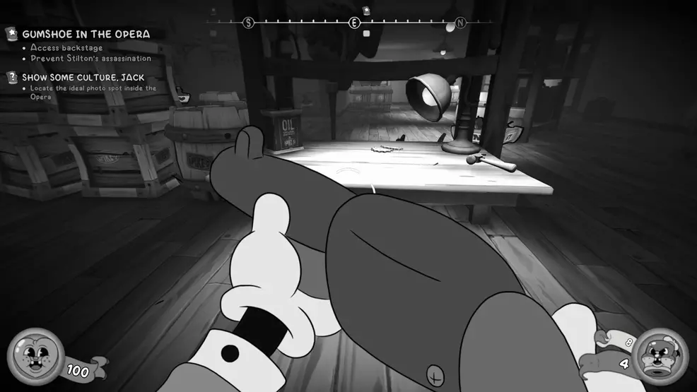 Jack Pepper picks up a shotgun in Mouse: P.I. For Hire