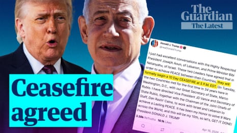 Trump announces Israel-Lebanon ceasefire – The Latest