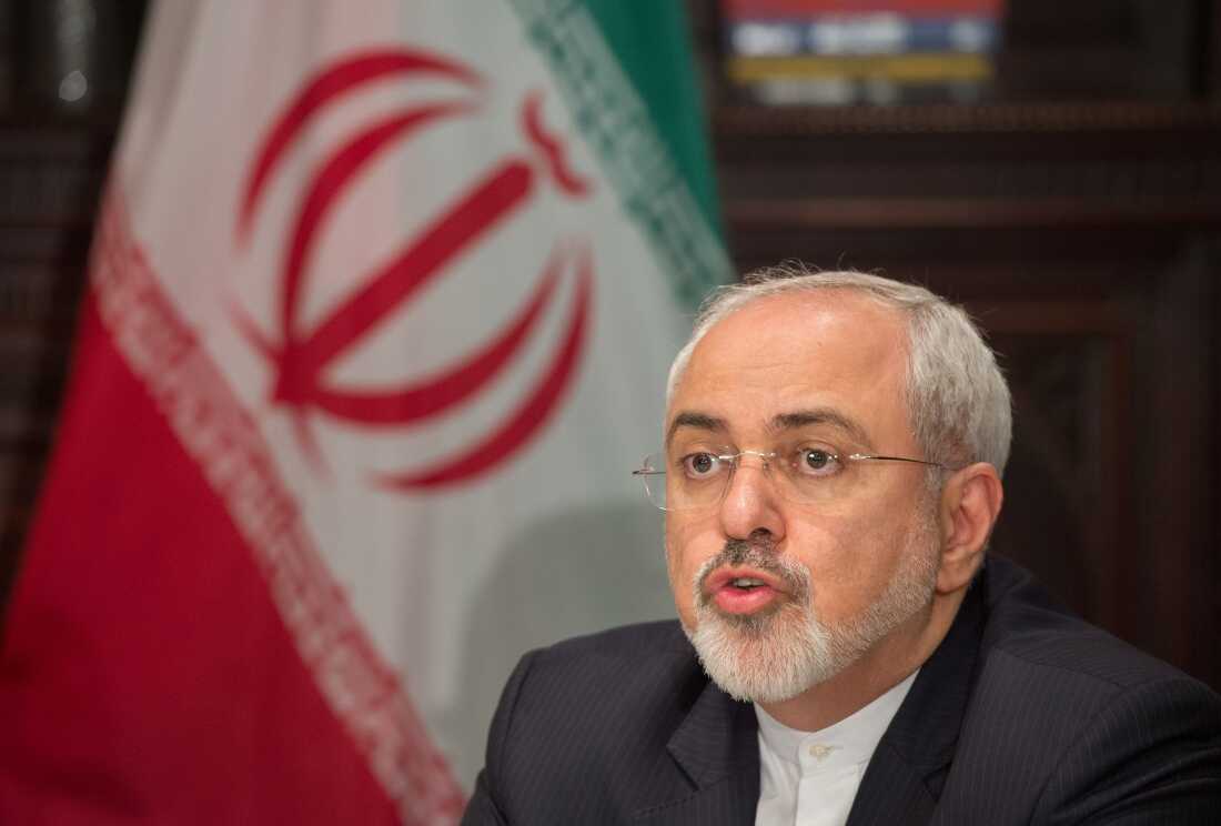 Mohammad Javad Zarif, Iran's foreign minister during the negotiations for the Obama-era nuclear deal, speaks on April 22, 2016 in New York.