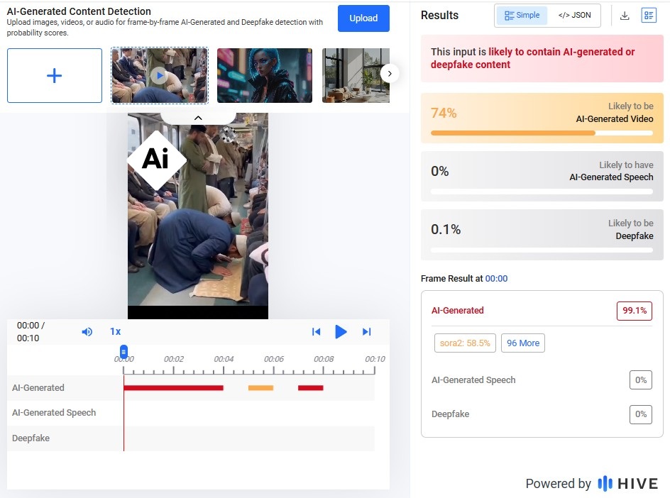 Video of Muslim worshippers on Japanese train is AI-generated Yahoo news home