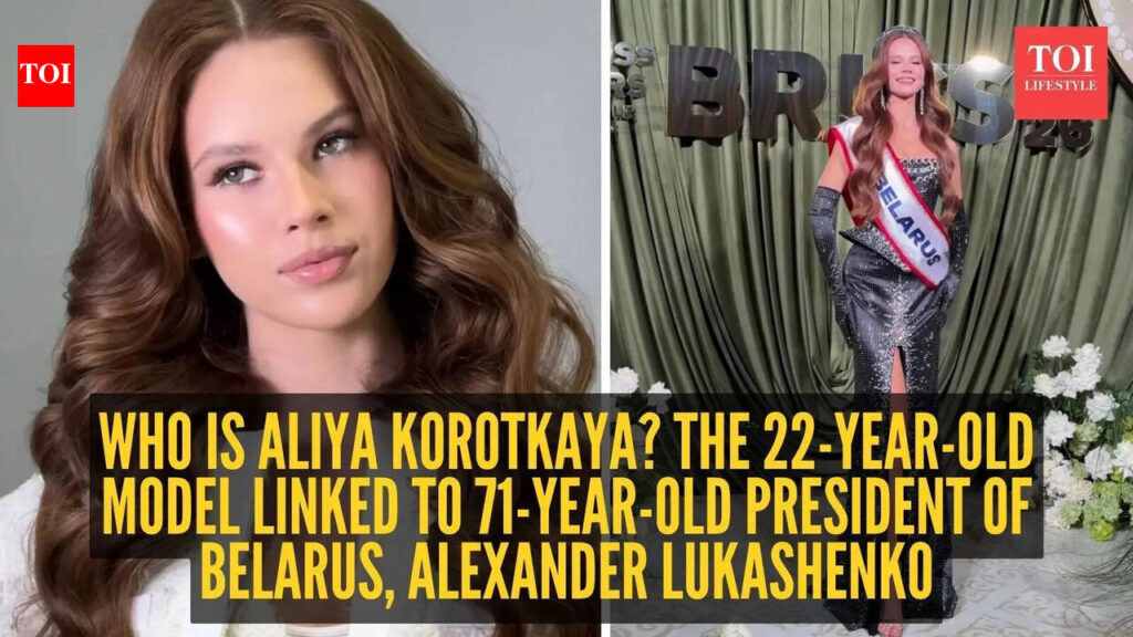 Who is Aliya Korotkaya? The 22-year-old model linked to 71-year-old President of Belarus, Alexander Lukashenko | Who is Aliya Korotkaya? The 22-year-old model linked to 71-year-old President of Belarus, Alexander Lukashenko |