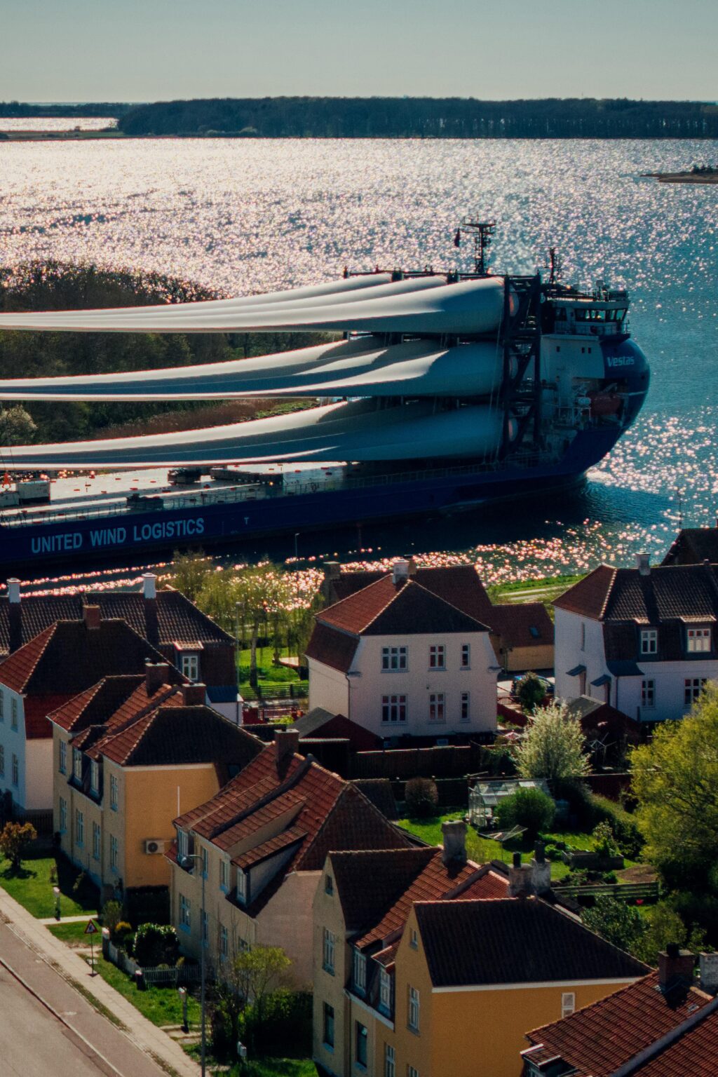 Møllevinger on the way out of Nakskov Fjord