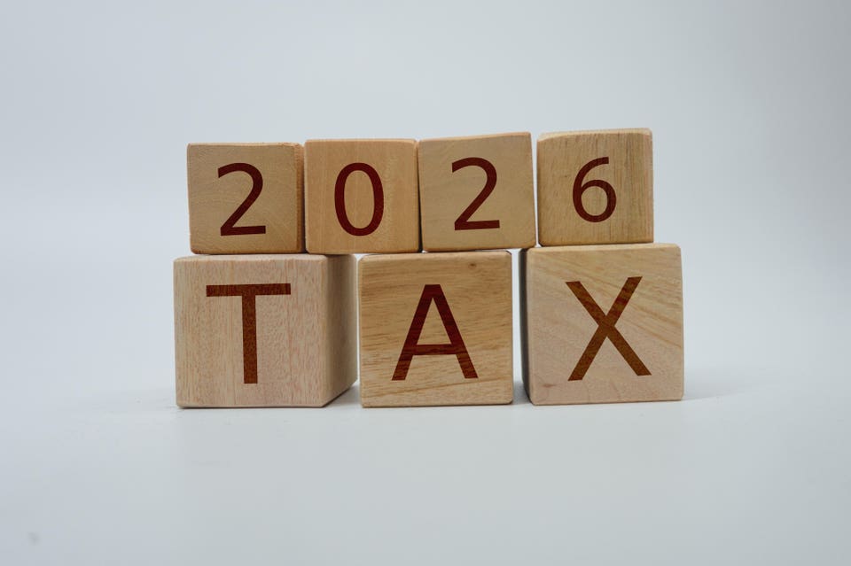Wooden Blocks Displaying Tax Year 2026 for Financial Planning