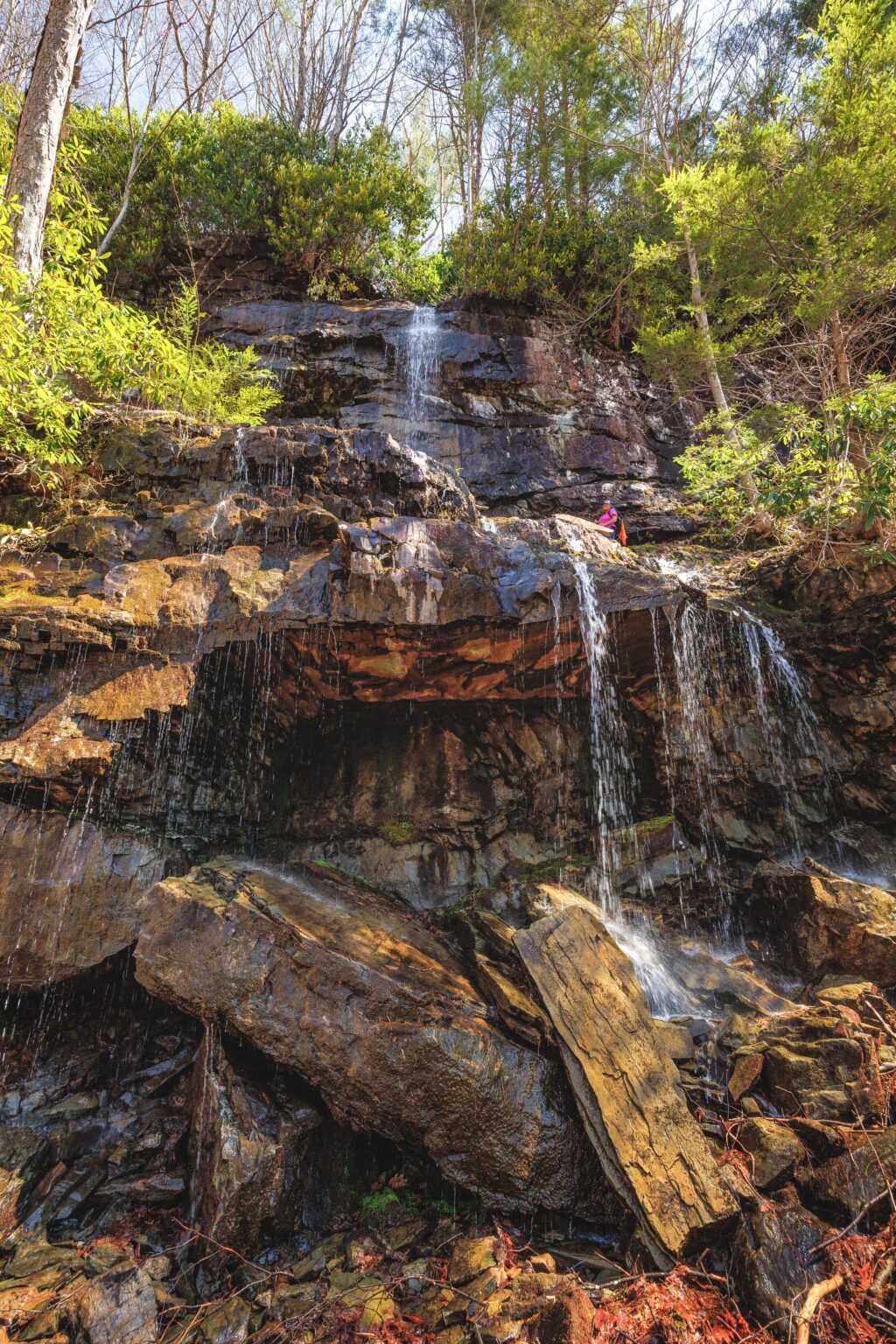 Lost hollow an offtrail falls in, Pennsylvania, USA