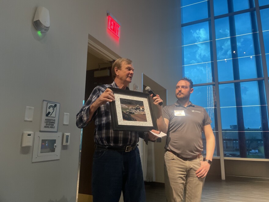 Frank Van Etten worked at the Duane Arnold Energy Center for 37 years. He said it was a point of pride for his family, and he hopes its restart will allow that tradition to continue.