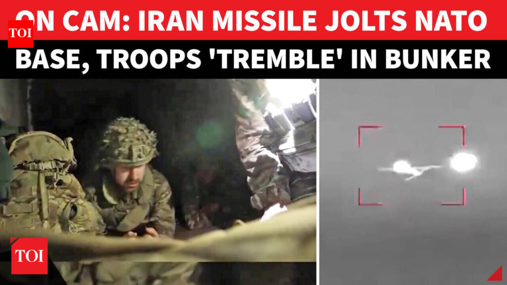 ‘Brace Yourselves!’: Shocking Footage Shows NATO Troops ‘Ducking In Fear’ As Iran Missile Hits Base 'Brace Yourselves!': Shocking Footage Shows NATO Troops 'Ducking In Fear' As Iran Missile Hits Base