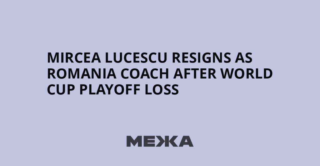 Mircea Lucescu resigns as Romania coach after World Cup playoff loss | Ukraine news