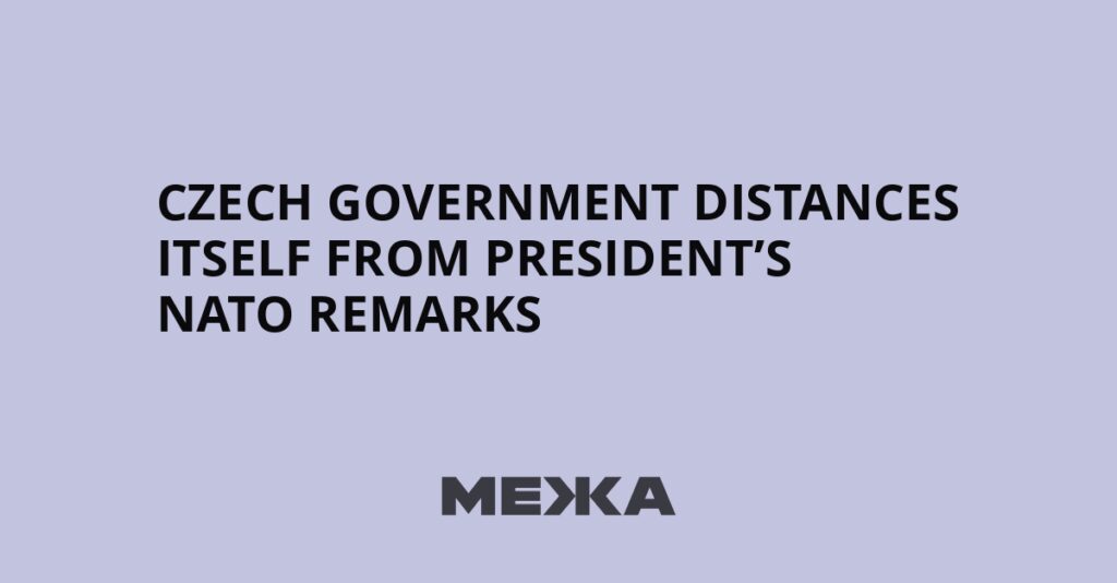 Czech government distances itself from president’s NATO remarks | Ukraine news