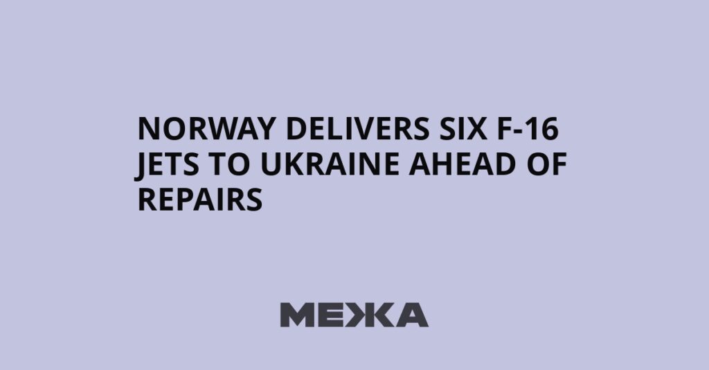 Norway delivers six F-16 jets to Ukraine ahead of repairs | Ukraine news