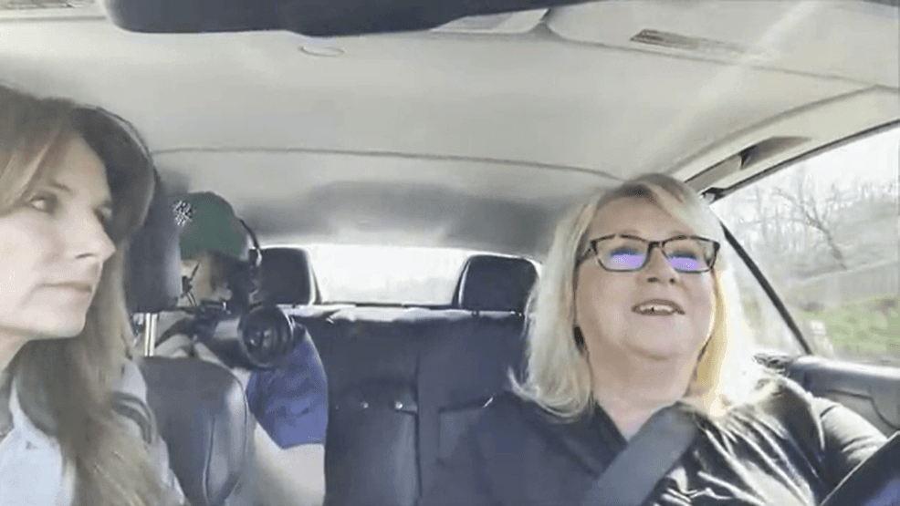 Brandy Nannini of Smart Start demonstrates the speed limiting technology that prevents drivers from exceeding posted limits. Photo: SBG