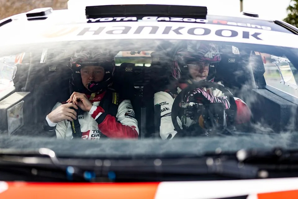 Oliver Solberg, Elliott Edmondson, Toyota Gazoo Racing WRT Toyota GR Yaris Rally1