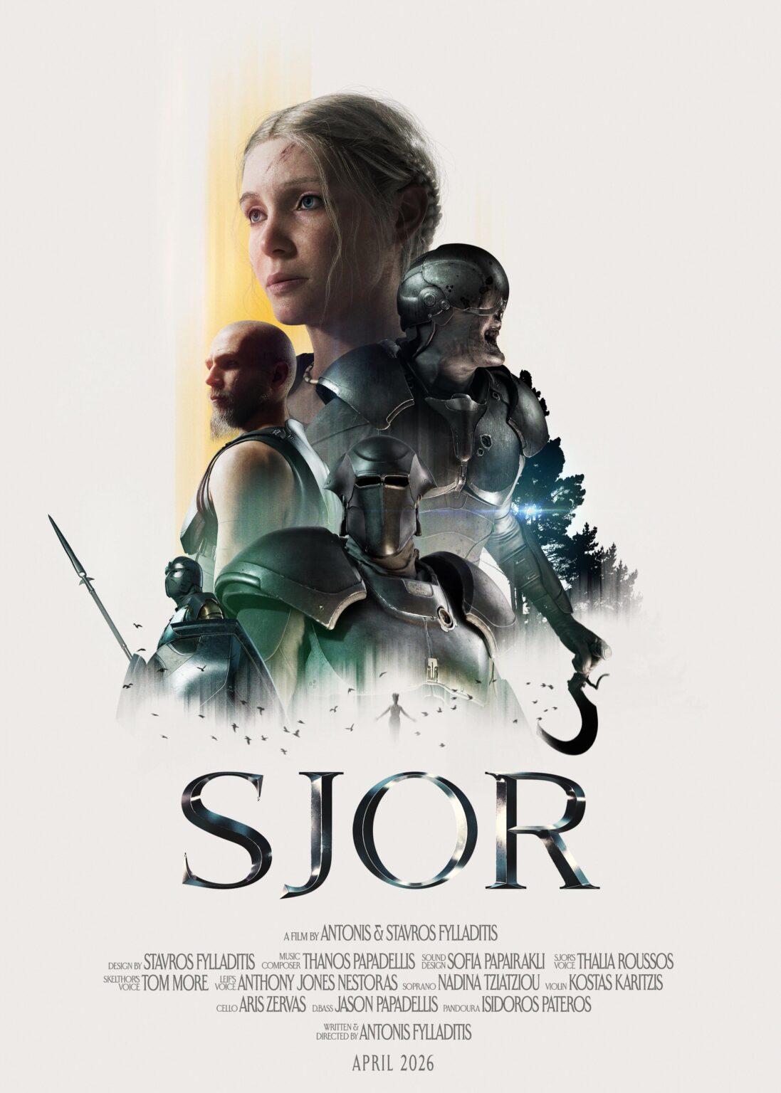 SJOR – Official poster of the Greek sci-fi short film