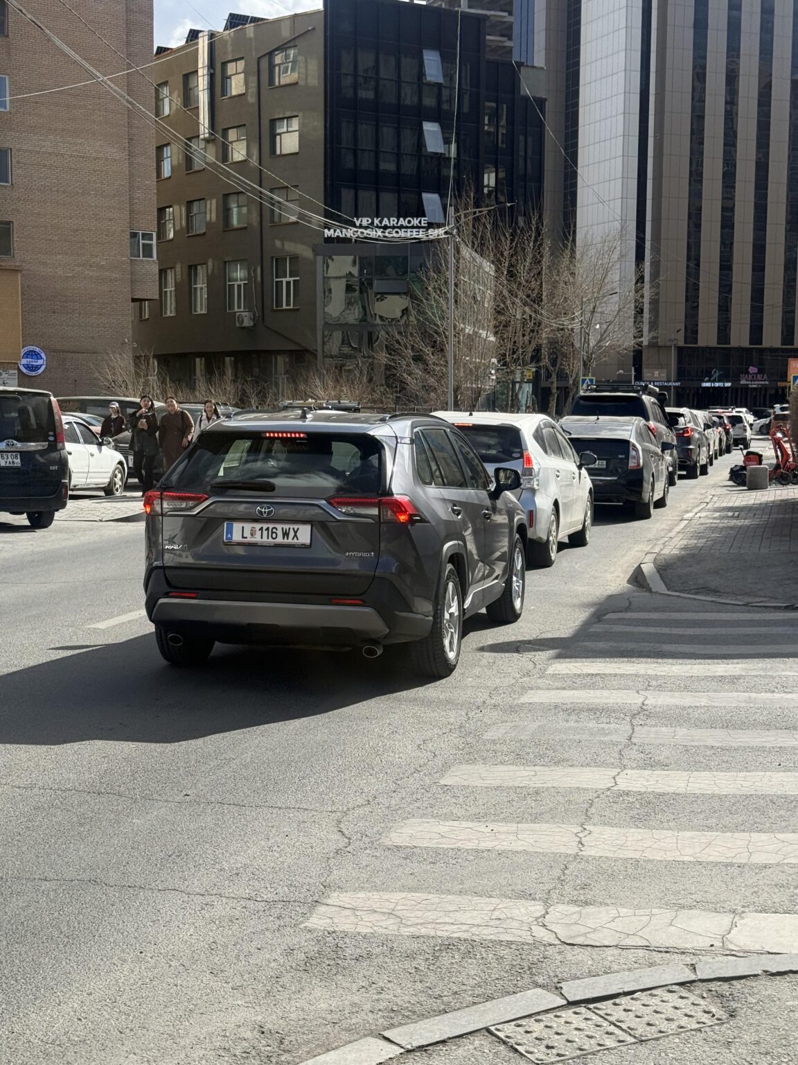 Car with Linz license plate spotted in Ulaanbaatar, Mongolia.