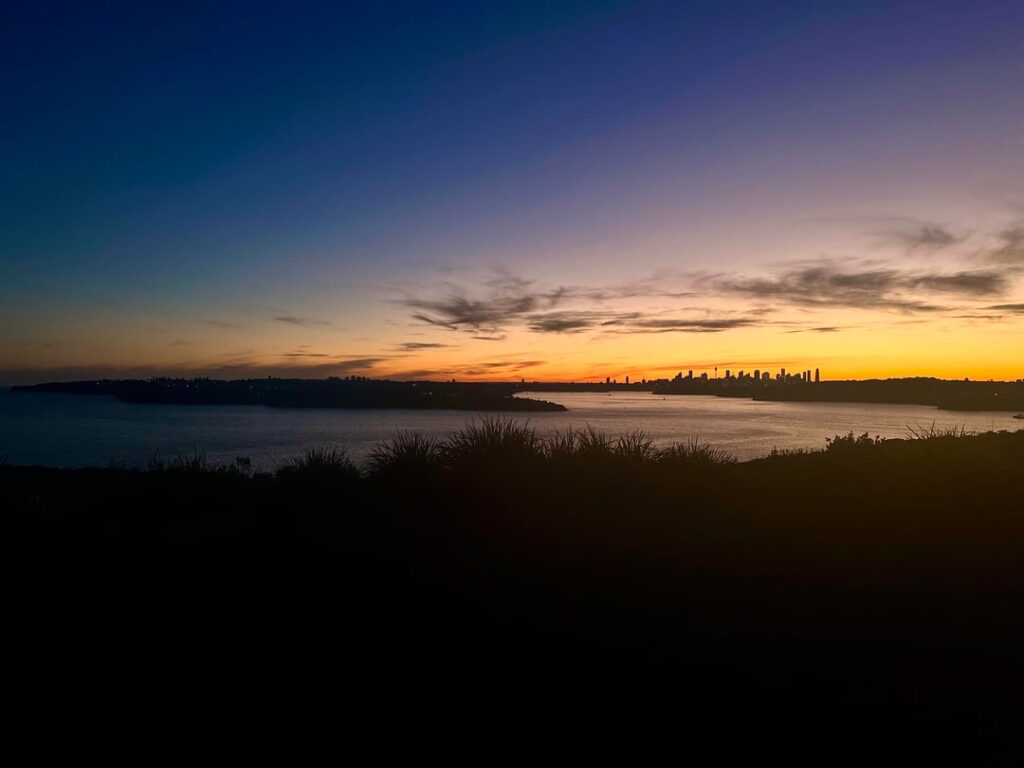 I took these sunset photos in Manly last year