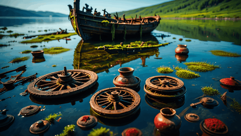 Artifacts from 2,000-yo Shipwreck at Bottom of Swiss Lake Include Roman Chariot Pieces (LOOK)