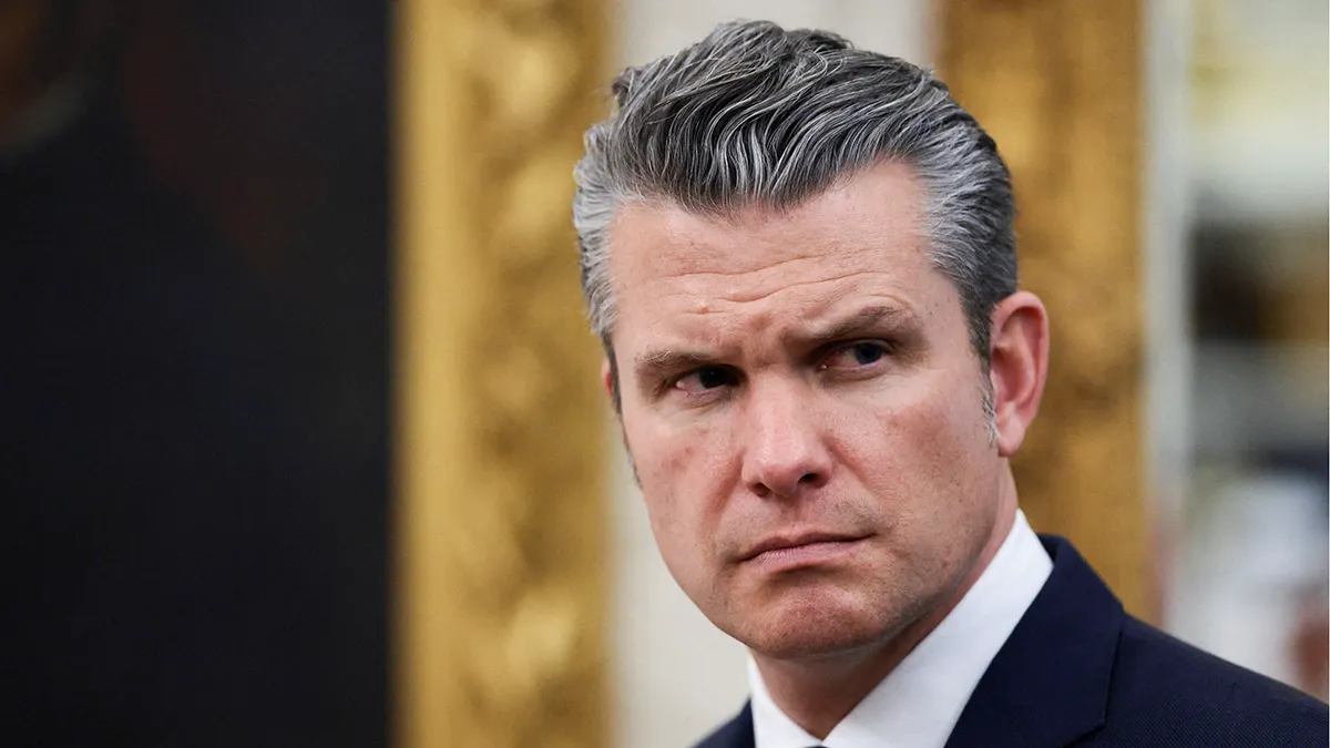 <p>El secretario de Guerra de EE. UU., Pete Hegseth - REUTERS/EVELYN HOCKSTEIN</p>