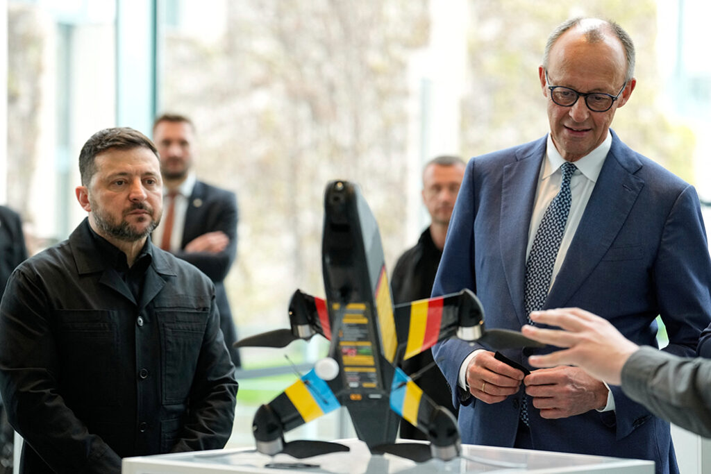 Merz and Zelenskiy sign drone and defence cooperation accords cover Merz and Zelenskiy sign drone and defence cooperation accords