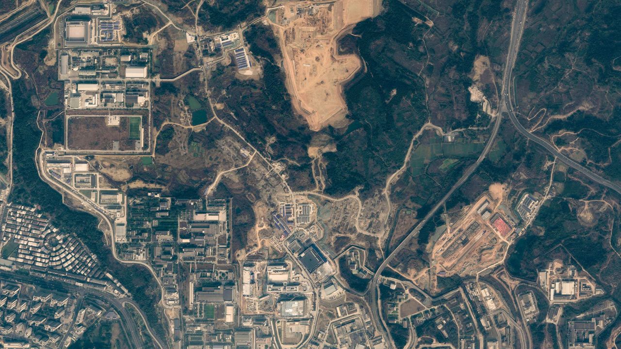 Picture date: February 5, 2026. CNN processed this satellite image to reduce the effects of clouds and haze.