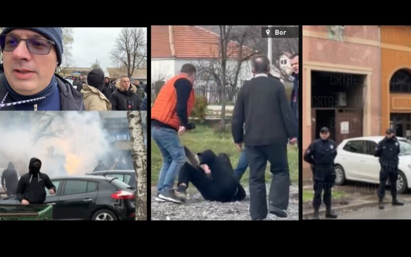 Screenshots of videos published by election observation mission of CRTA, depicting election irregularities and incidents of violence. Fair use.