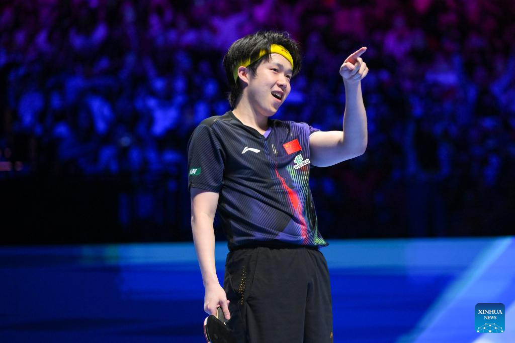 highlights of men's singles quarterfinal-Xinhua