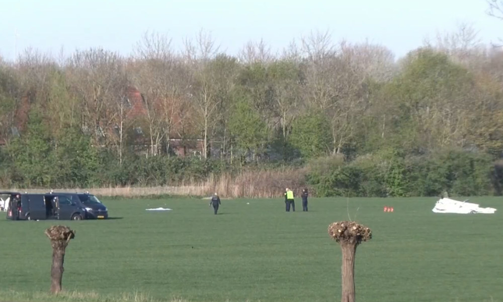 Pilot deliberately crashes small plane in the Netherlands