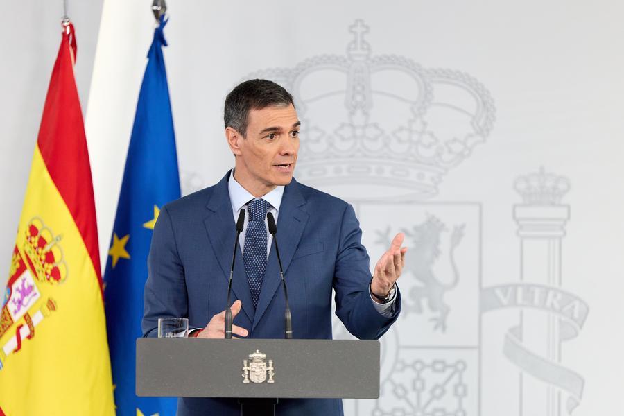 Spanish PM urges EU to suspend Association Agreement with Israel-Xinhua