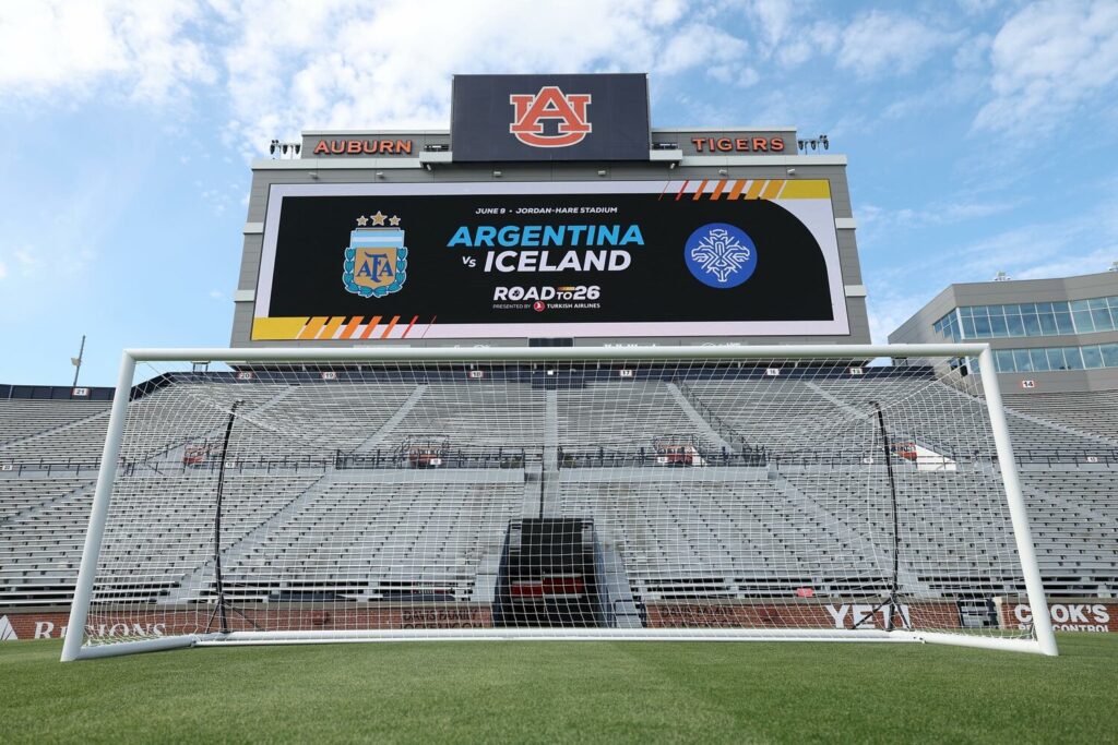 World Champions Argentina to face Iceland June 9 at Jordan-Hare Stadium