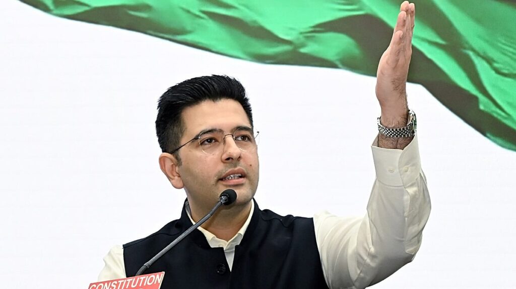 Raghav Chadha Quits AAP After 15 Years, Alleges ‘Toxic Work Environment’ as 7 MPs Join BJP Raghav Chadha Quits AAP After 15 Years, Alleges ‘Toxic Work Environment’ as 7 MPs Join BJP
