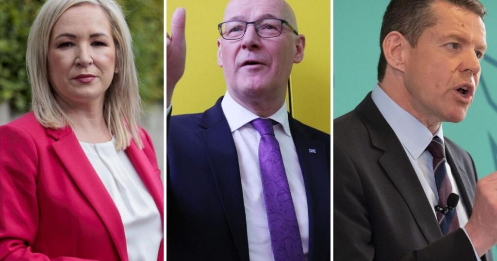 SNP would work with Sinn Fein and Plaid Cymru, says John Swinney