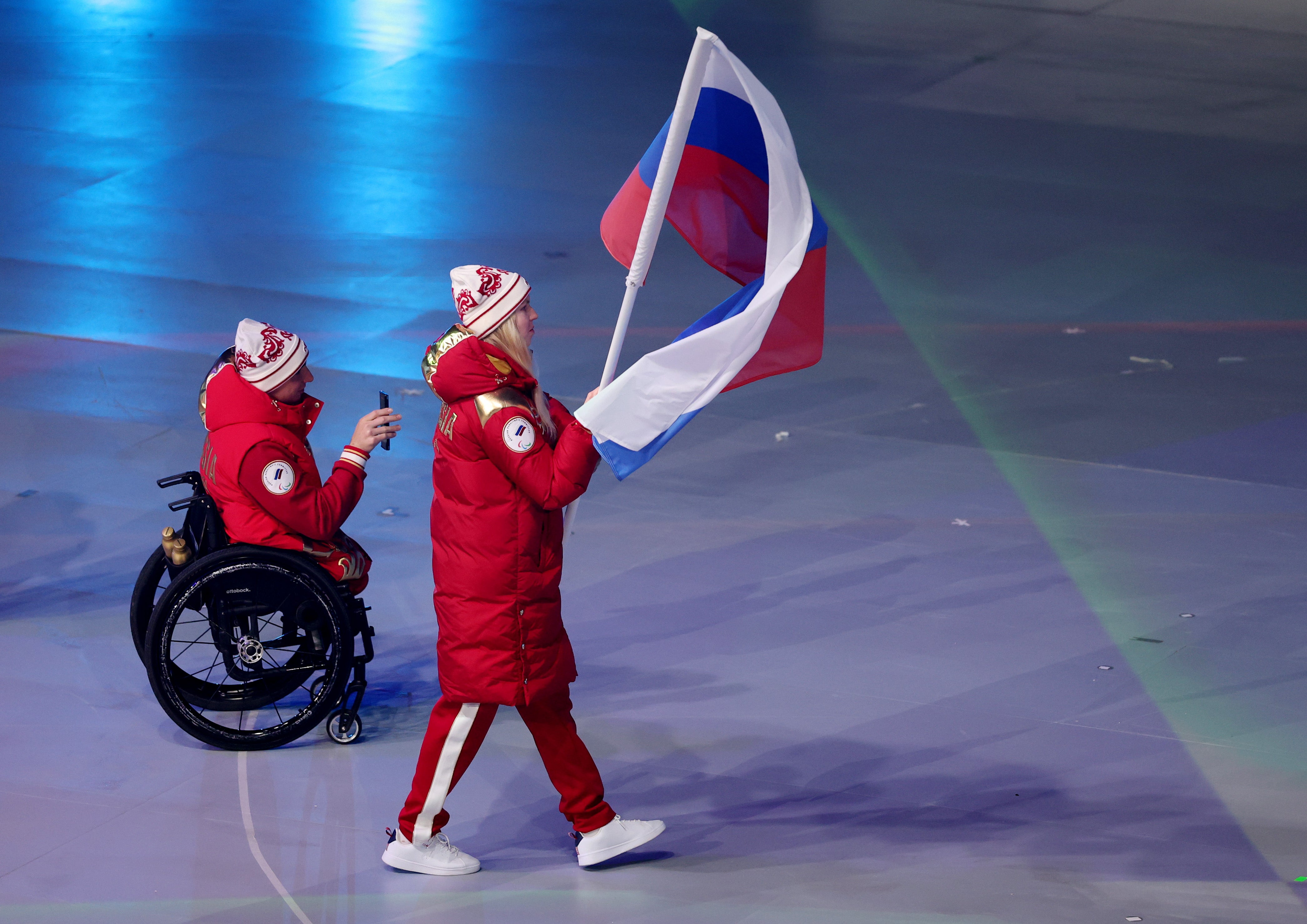 Russian para-athletes returned at last month's Paralympics