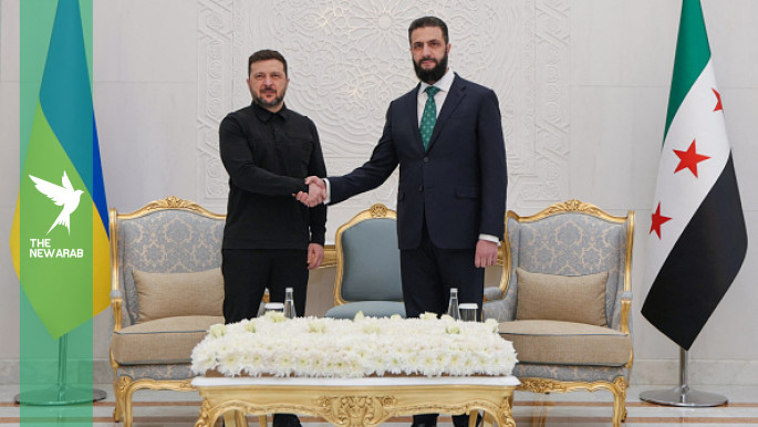 Zelensky meets Syria's Sharaa in Damascus following Turkey visit