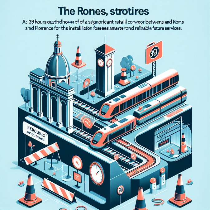 Rome–Florence high-speed corridor closed for ERTMS upgrade, service resumes Sunday afternoon