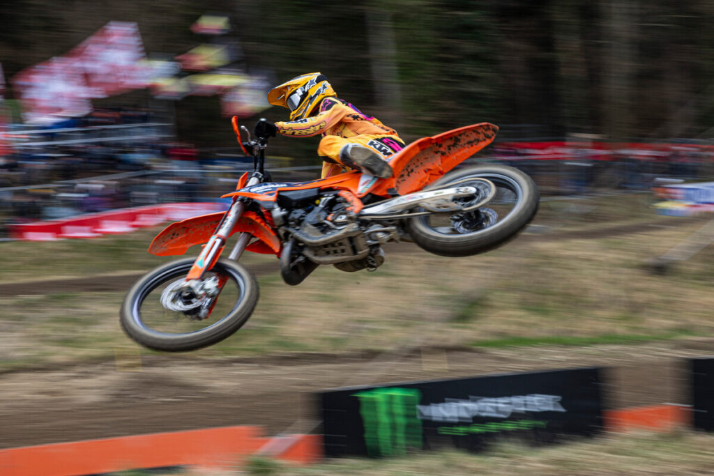 Ernecker wins first EMX125 moto in Italy