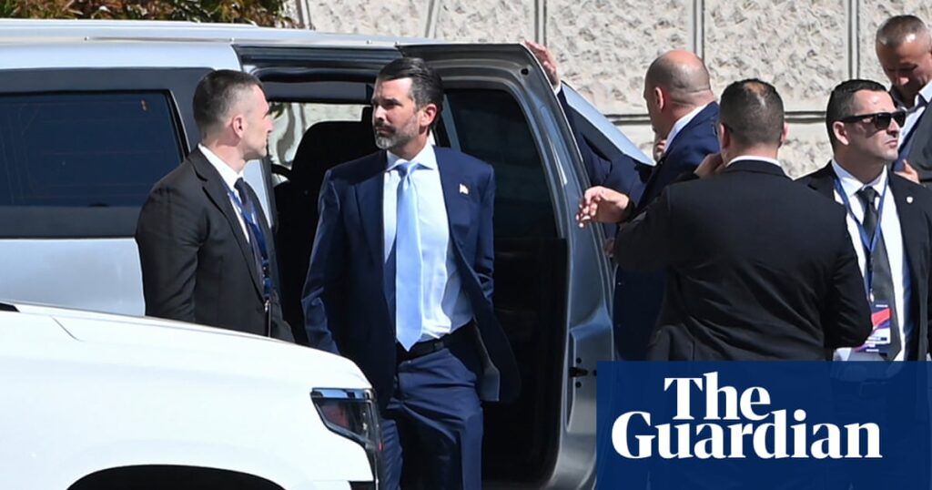 Donald Trump Jr calls EU ‘a bit of a mess’ on visit to Bosnia’s Republika Srpska | Donald Trump Jr