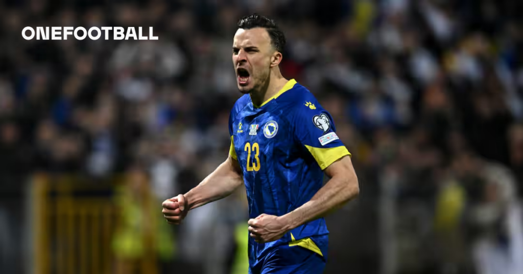 Tabakovic strikes as Bastoni sees red, Bosnia and Herzegovina dump Italy out on penalties