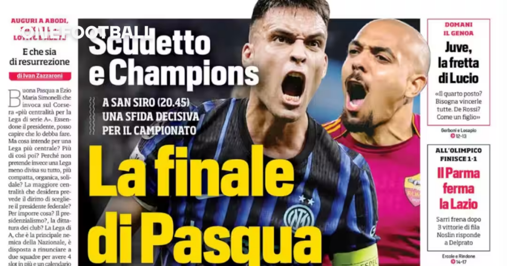 Today’s Papers – Easter’s Final, Conte tempted by Italy