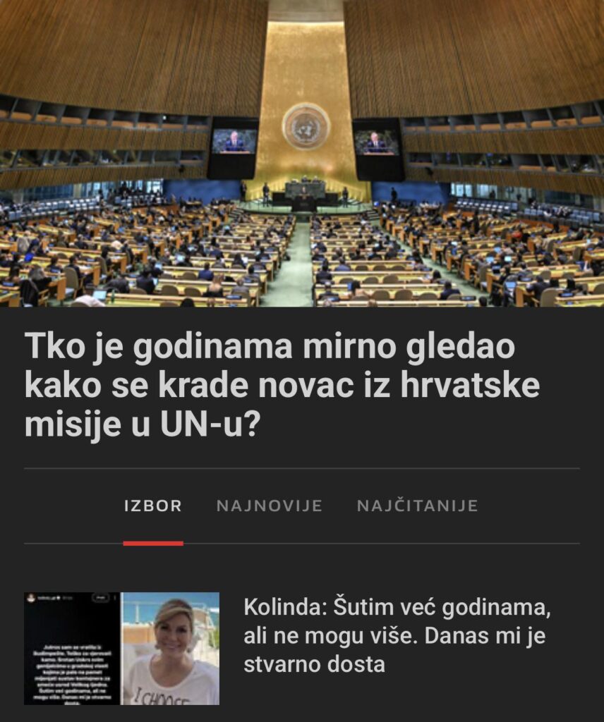 Interesting posting of news