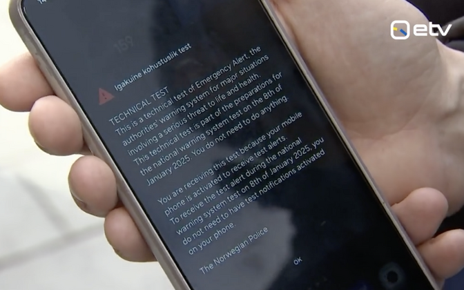 Estonia to introduce cell broadcast emergency alert system in 2027 | News Estonia to introduce cell broadcast emergency alert system in 2027 | News