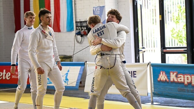 Estonia’s U23 men’s épée team takes European Championships bronze | news Estonia's U23 men's épée team takes European Championships bronze | news
