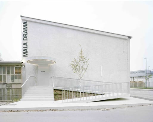 Temporary Spaces for the Slovenian National Theatre Drama. Image credit: Maxime Delvaux