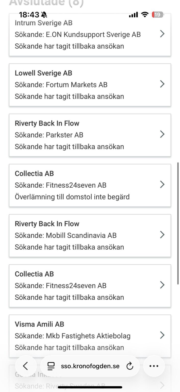 Then you have officially paid off all debts.