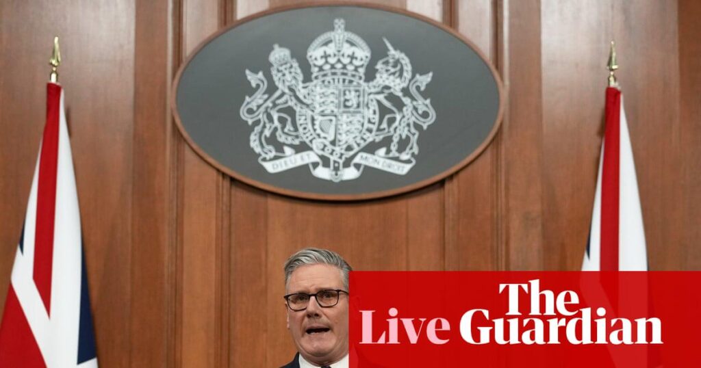 Starmer says UK will host meeting later this week with other nations on the reopening of the strait of Hormuz – UK politics live
