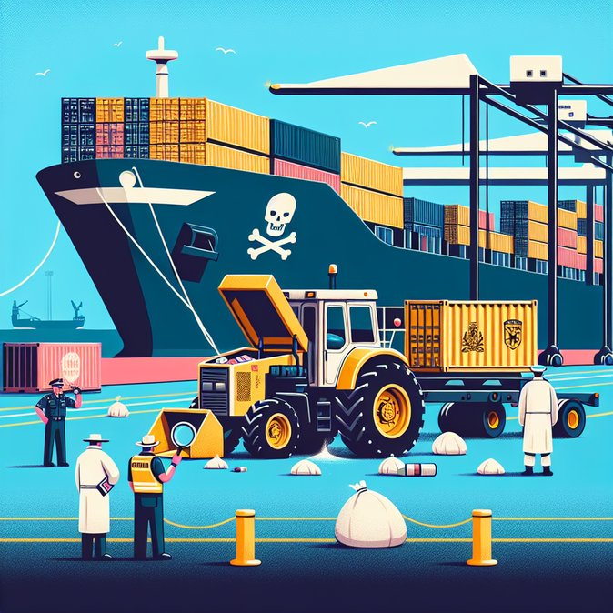 Australian Border Force intercepts $7 m of cocaine hidden in imported tractors