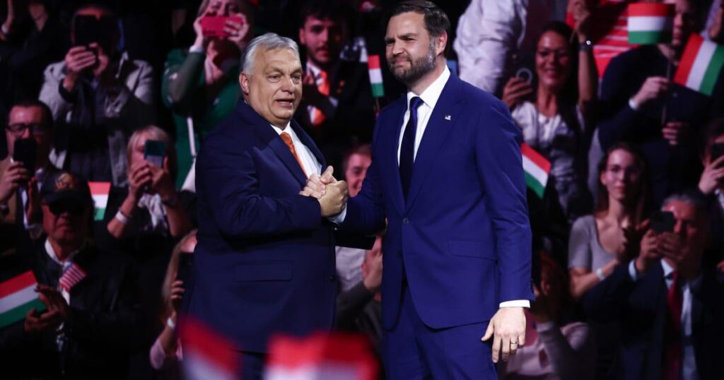 Vance, after rallying in Hungary for Orbán, says he wasn’t surprised by the autocrat’s defeat