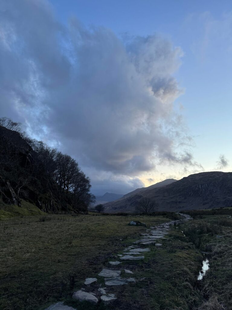 Welsh mountains in Snowdonia National Park