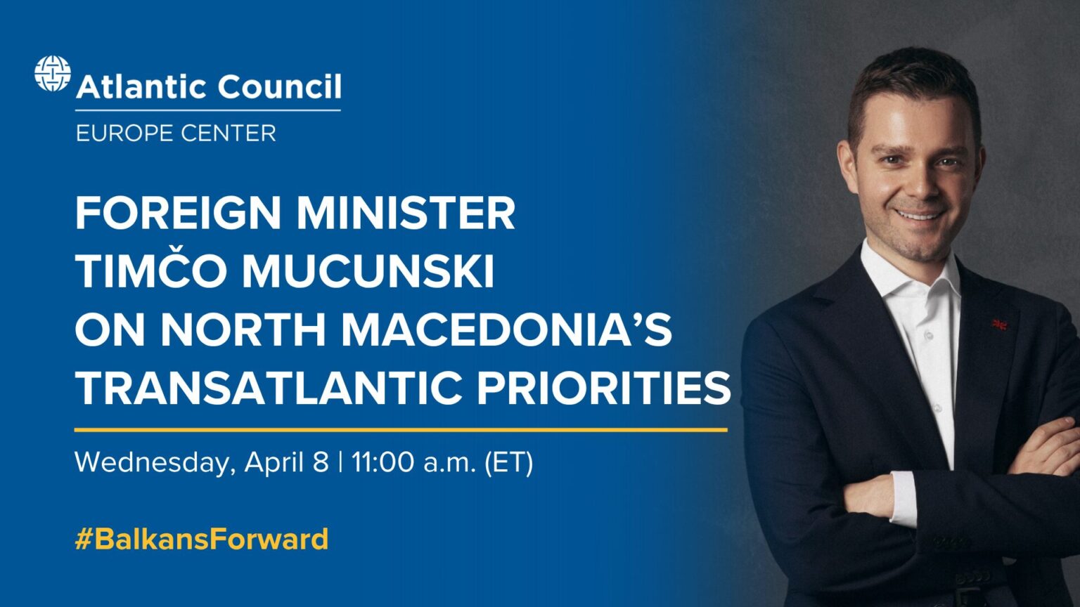 Foreign Minister Timčo Mucunski on North Macedonia's transatlantic priorities